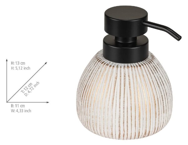 Biely keramický dávkovač mydla 500 ml Pascoli – Wenko