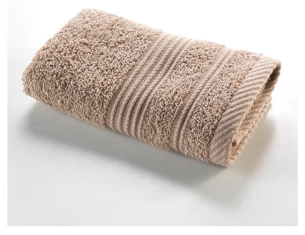 Svetlohnedý froté bavlnený uterák 30x50 cm Tendresse – douceur d'intérieur