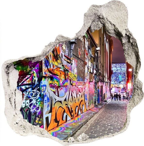 Nálepka fototapeta 3D na stenu Pestré graffiti