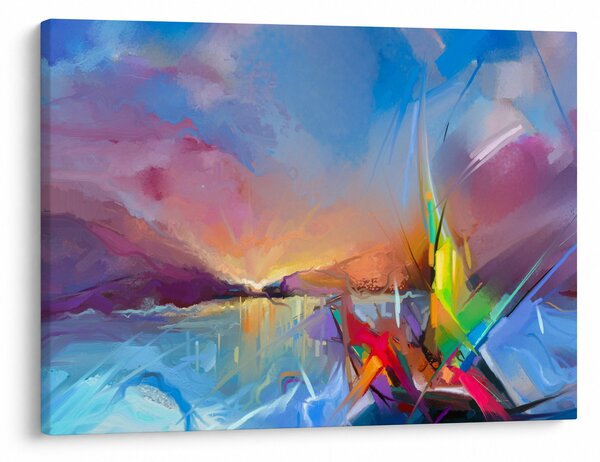 Obraz - Západ slnka (70x50 cm)