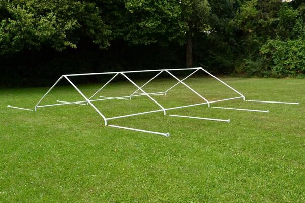 Záhradný stan - biely, 4 x 6 m