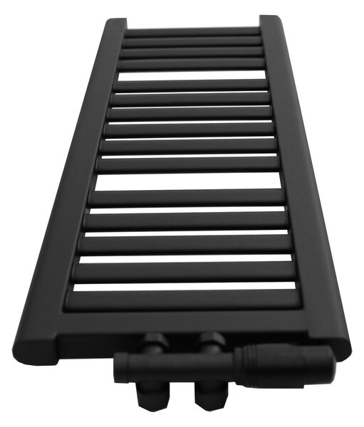 Regnis Elba, vykurovacie teleso 300x500mm so stredovým pripojením 50mm, 250W, čierna matná, ELBA50/30/D5/BLACK
