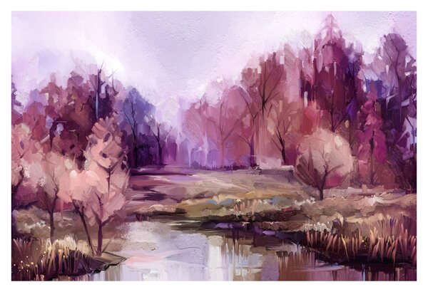 Obraz - Jesenná krajinomaľba (90x60 cm)