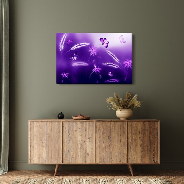 Obraz - Motýlia lúka (90x60 cm)