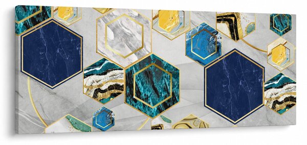 Obraz - Mramorová kompozícia (120x50 cm)