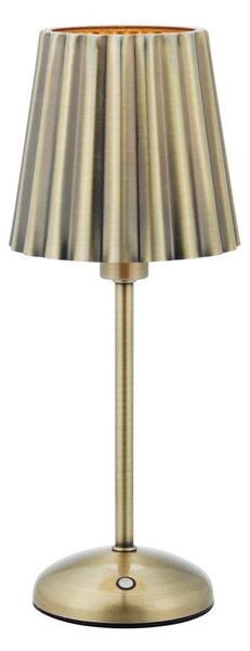 Markslöjd 109127 - LED stmievateľná nabíjacia stolová lampa CELIA 1xE14/2W/2000 mAh mosadz