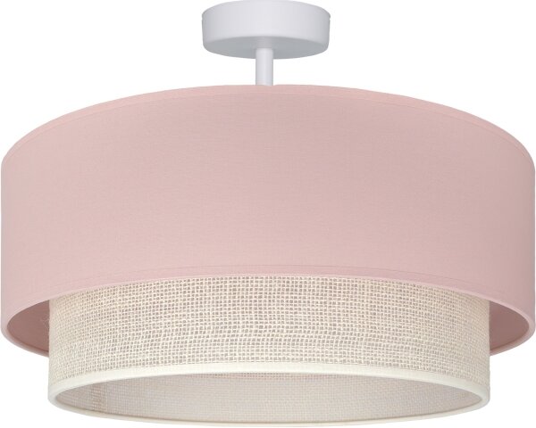 Brilagi - LED prisadený luster BOHO BOBO 1xE27/60W/230V priemer 40 cm ružová/krémová