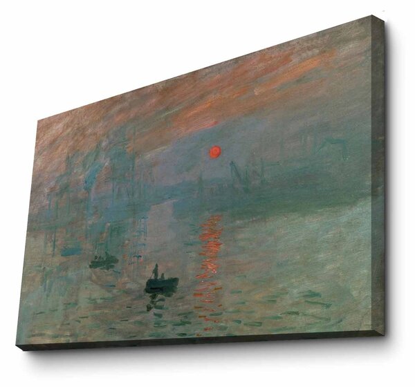 ASIR Reprodukcia obrazu na plátne VÝCHOD SĽNKA C. MONET 70 cm