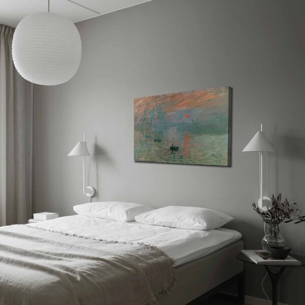 ASIR Reprodukcia obrazu na plátne VÝCHOD SĽNKA C. MONET 70 cm