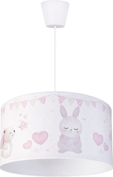 Brilagi - LED detský luster na lanku BOBO 1xE27/60W/230V priemer 35 cm biela/zvieratká