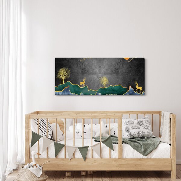 Obraz - Horská scenéria (120x50 cm)