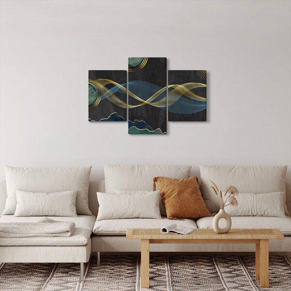 Obraz - Abstrakcia (90x60 cm)