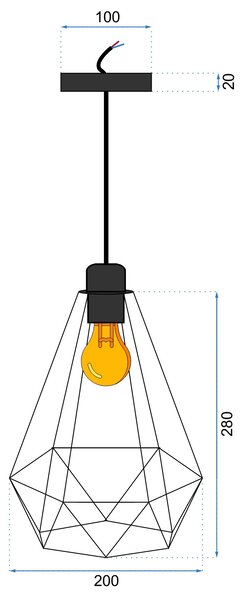 TooLight Stropné svietidlo Reno 180986