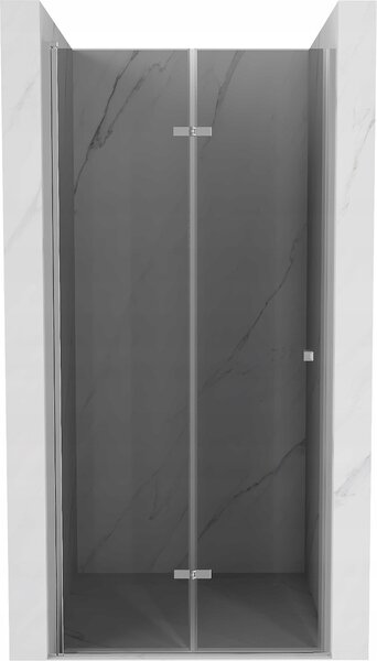 Mexen LIMA sprchové skladacie dvere ku sprchovému kútu 80 cm, šedá, 856-080-000-01-40