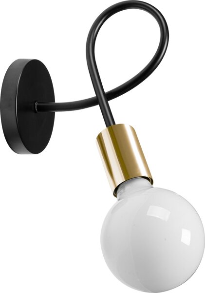 TooLight Nástenná lampa Paradise čierna/zlatá