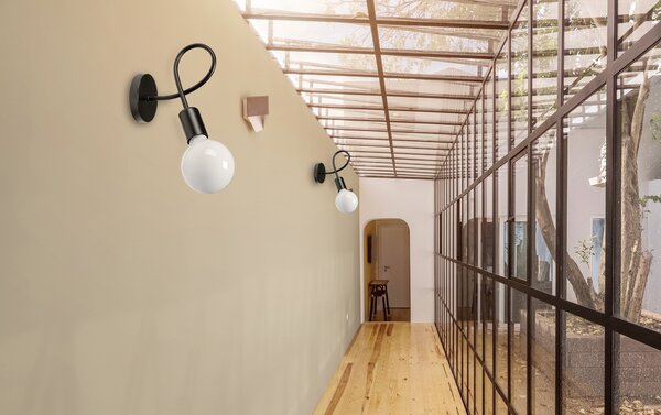 TooLight Nástenná lampa Paradise čierna