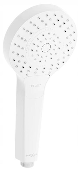 Mexen príslušenstvo - ručný sprchový set Oval R-05, 3-funkcie, biela, 785056052-20