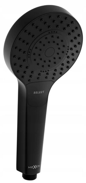 Mexen príslušenstvo - ručný sprchový set Oval R-05, 3-funkcie, čierna, 785056052-70