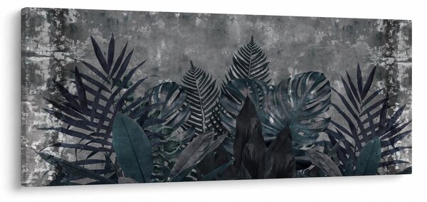 Obraz - Palmové listy (120x50 cm)