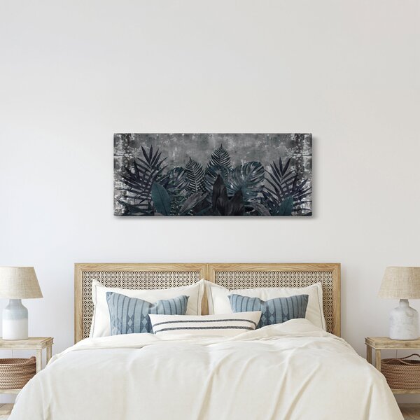 Obraz - Palmové listy (120x50 cm)