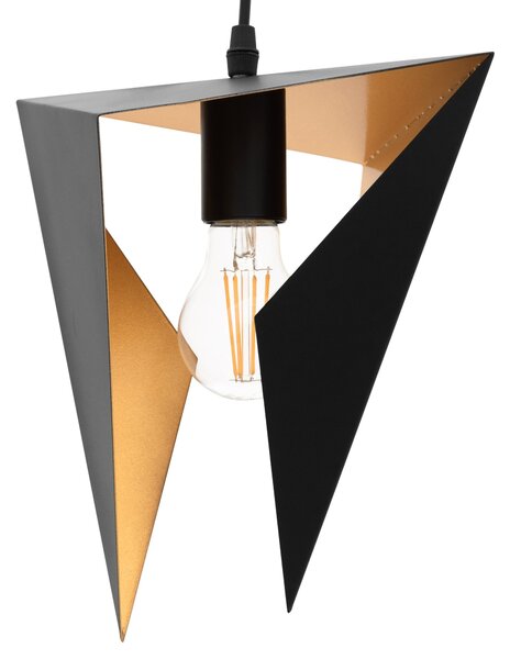 TooLight Geometrický luster čierny