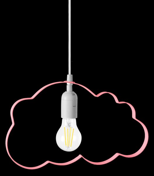 Stropné svietidlo TooLight Cloudie svetloružové