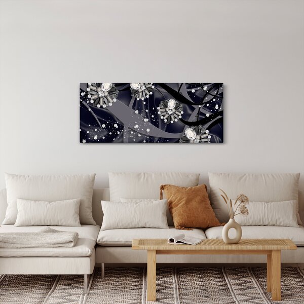Obraz - Diamanty v priestore (120x50 cm)
