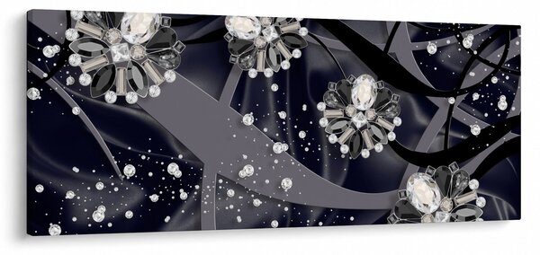 Obraz - Diamanty v priestore (120x50 cm)