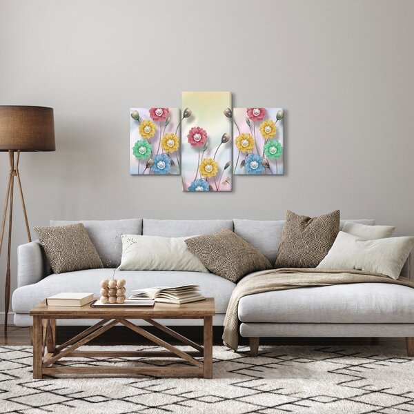Obraz - Farebná lúka (90x60 cm)