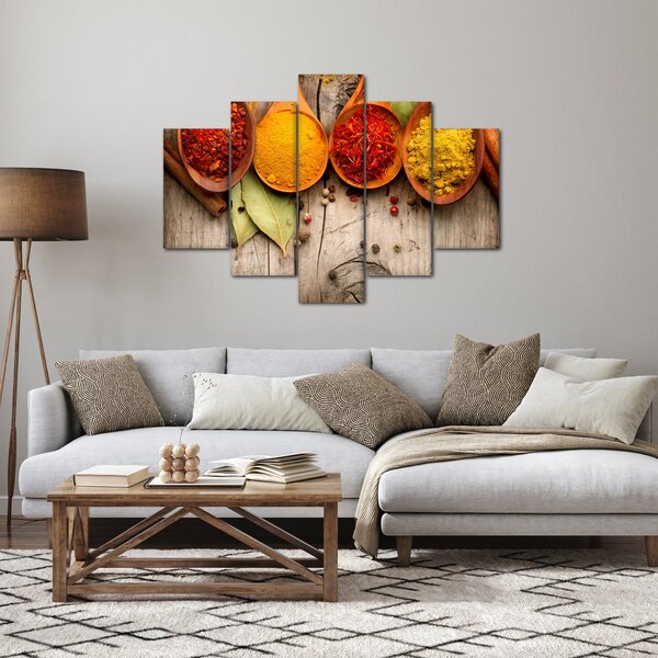Obraz - Korenie na dreve (150x105 cm)