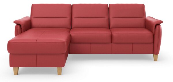 ROHOVÁ SEDAČKA, koža, červená Sit & More - Sedačky, Online Only