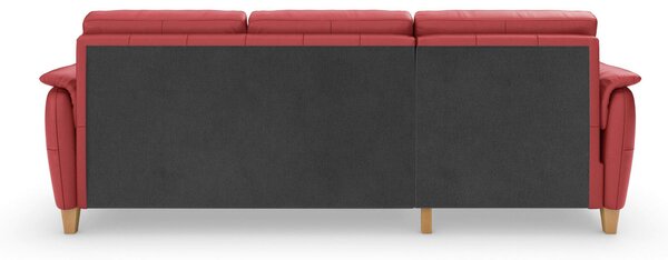 ROHOVÁ SEDAČKA, koža, červená Sit & More - Sedačky, Online Only