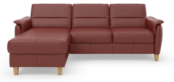 ROHOVÁ SEDAČKA, koža, červenohnedá Sit & More - Sedačky, Online Only
