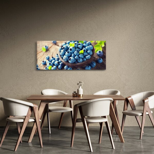 Obraz - Čučoriedky (120x50 cm)