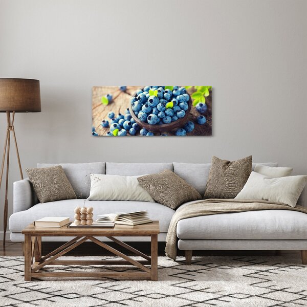 Obraz - Čučoriedky (120x50 cm)