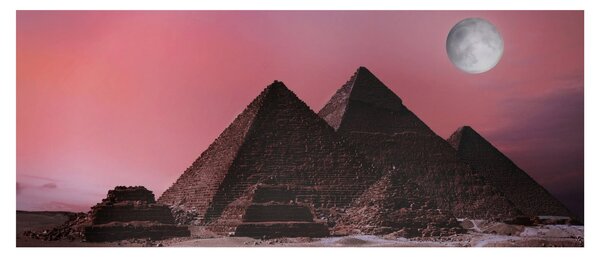 Obraz - Pyramídy Giza, Egypt (120x50 cm)