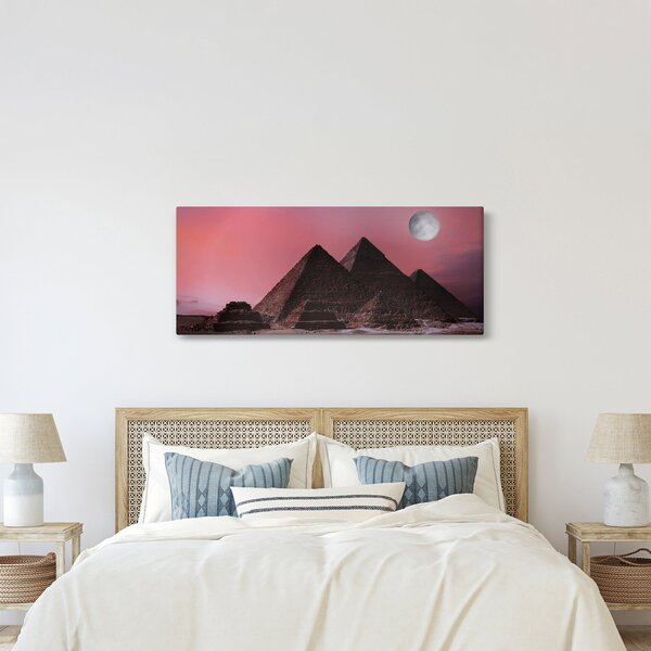 Obraz - Pyramídy Giza, Egypt (120x50 cm)