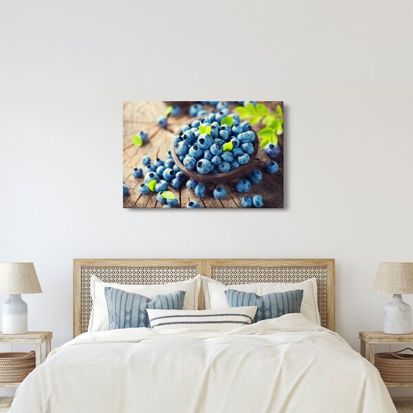 Obraz - Čučoriedky (90x60 cm)
