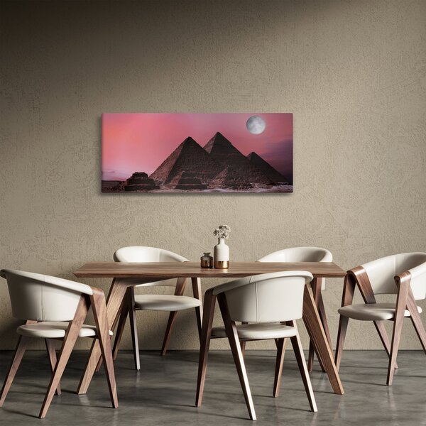 Obraz - Pyramídy Giza, Egypt (120x50 cm)