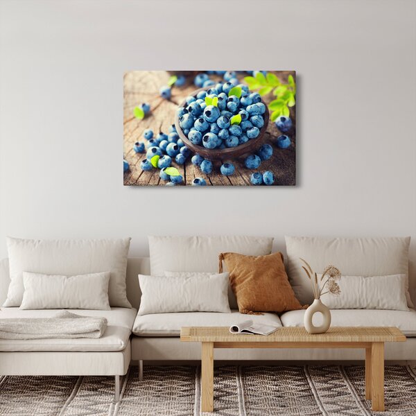 Obraz - Čučoriedky (90x60 cm)
