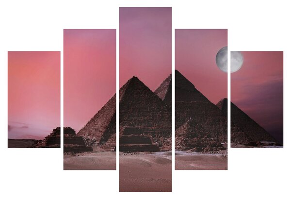 Obraz - Pyramídy Giza, Egypt (150x105 cm)