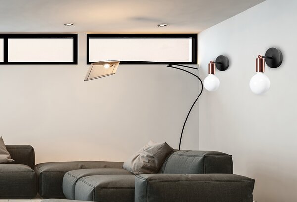 TooLight Nástenné svietidlo Bulb rose gold 392205