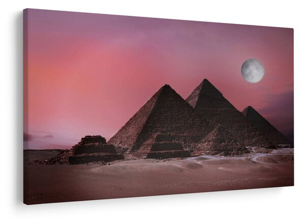 Obraz - Pyramídy Giza, Egypt (90x60 cm)