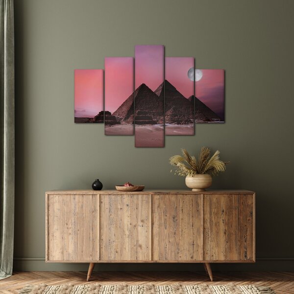 Obraz - Pyramídy Giza, Egypt (150x105 cm)