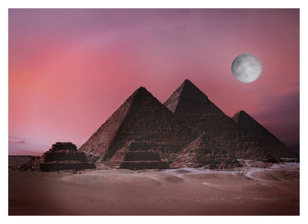 Obraz - Pyramídy Giza, Egypt (70x50 cm)