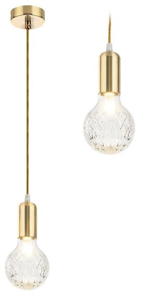 TooLight Stropné svietidlo Misha retro gold