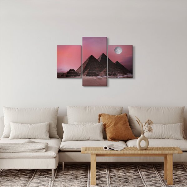 Obraz - Pyramídy Giza, Egypt (90x60 cm)
