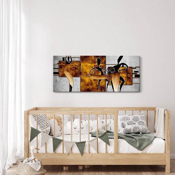 Obraz - Motívy Africkej kultúry (120x50 cm)