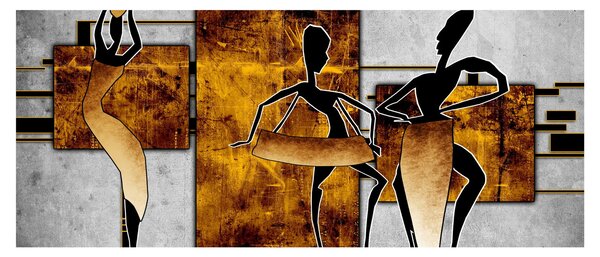 Obraz - Motívy Africkej kultúry (120x50 cm)
