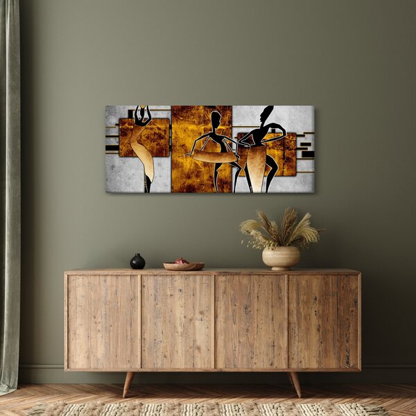 Obraz - Motívy Africkej kultúry (120x50 cm)